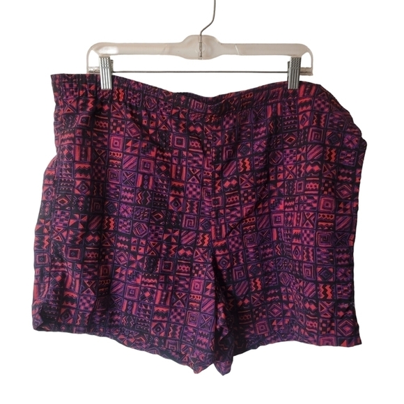 VINTAGE 90s Cheetah print swim trunks - Picture 2 of 7